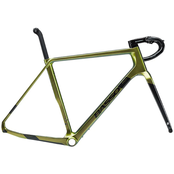 2024 Basso Palta Carbon Gravel Bike Frameset in Green Poseidon