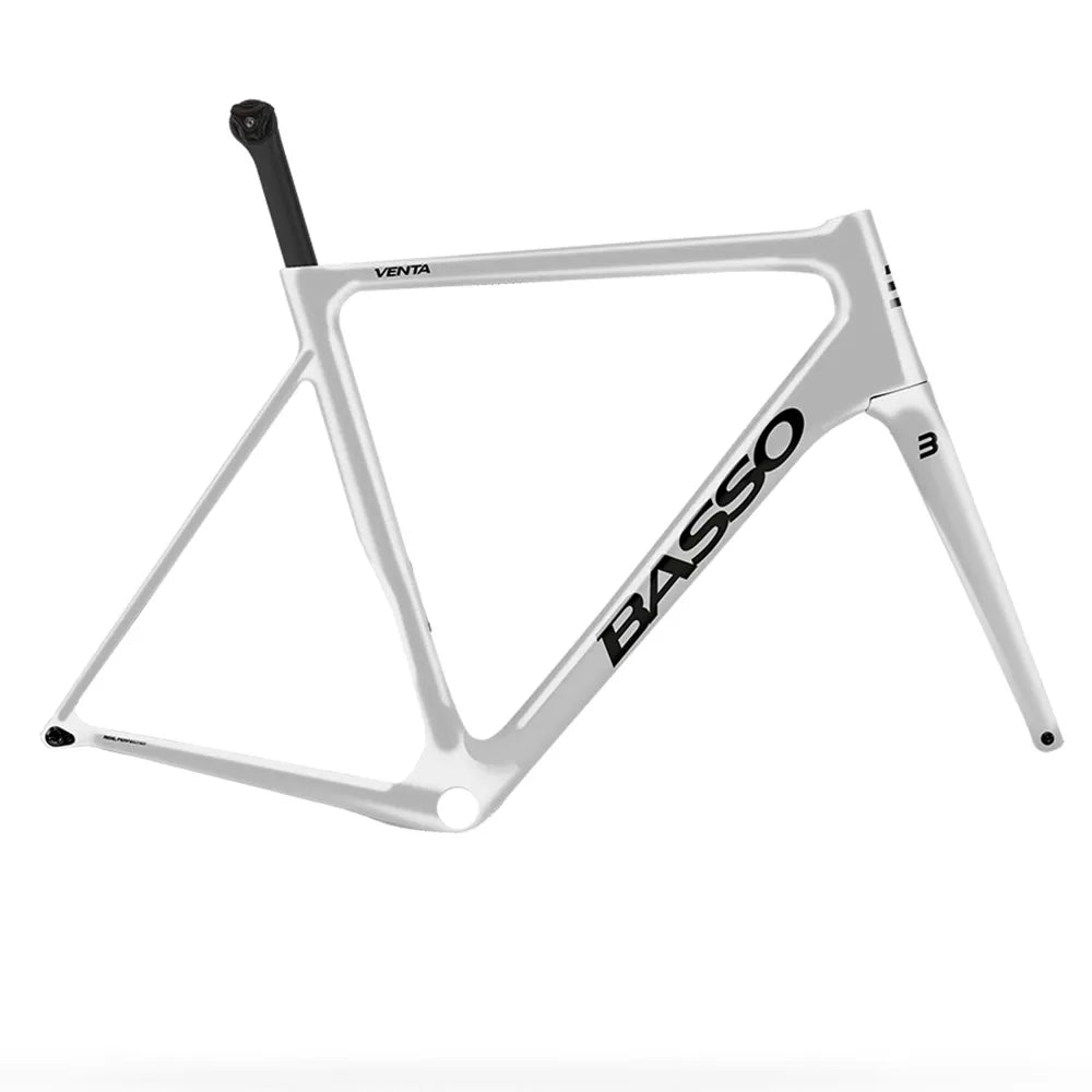 2024 Basso Venta Disc Carbon Road Bike Frameset in Stone Grey