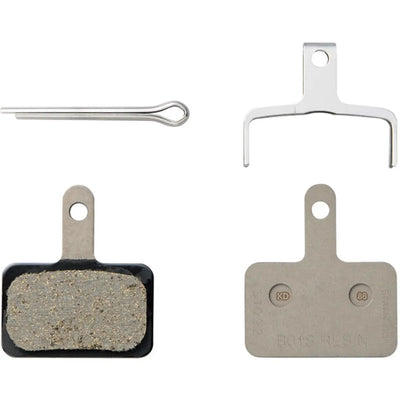 Shimano B01S Resin Disc Brake Pads and Spring - Steel Backed 