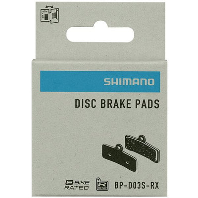 BRBX D03S Resin Pad Steel Back Silver one size