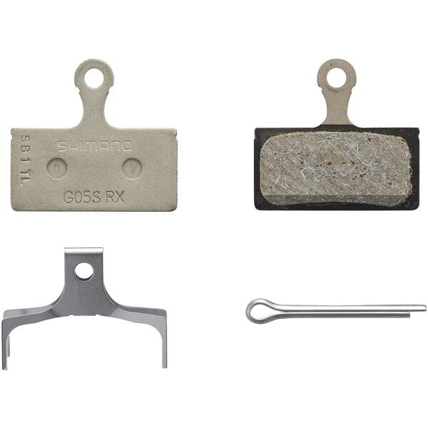 BRBX G05S Resin Pad Steel Back Silver one size