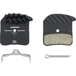 Shimano H03A-RF disc pads and spring, resin pad, alloy back, cooling fins