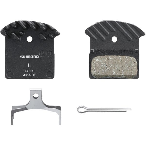 BRBX J05A Resin Pad Alloy Back W/ Fin Black one size
