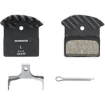 BRBX J05A Resin Pad Alloy Back W/ Fin Black one size
