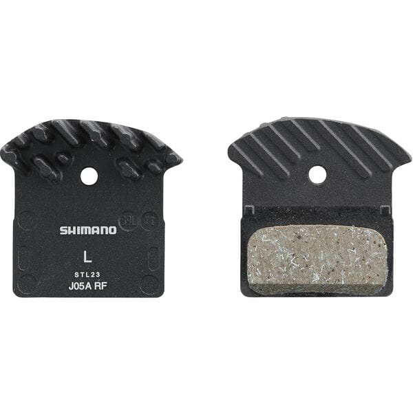 BRBX J05A Resin Pad Alloy Back W/ Fin Black one size