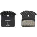 BRBX J05A Resin Pad Alloy Back W/ Fin Black one size