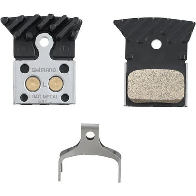 BRBX L04C Metal Pad Back W Fin Black one size