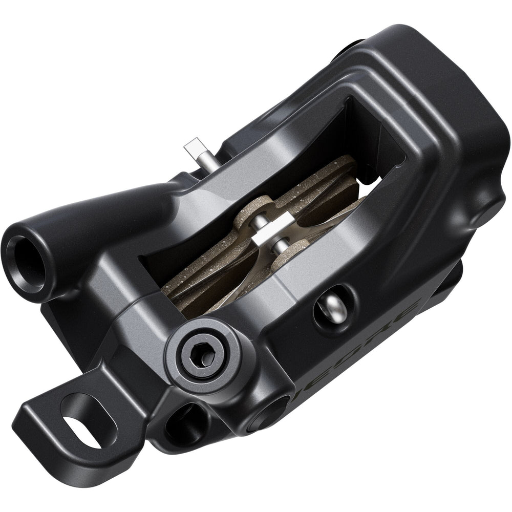 Shimano BR-M6220 Deore 4-pot calliper, post mount, without adapters, front or rear