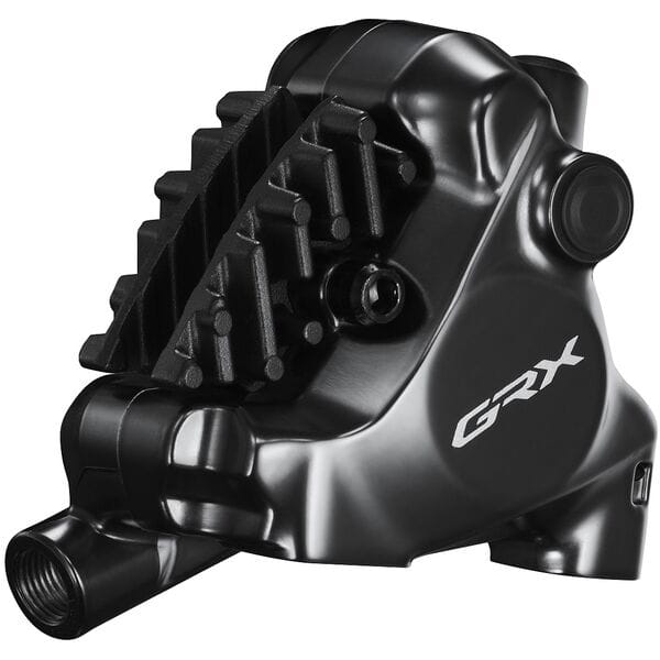 Shimano BR-RX820 GRX calliper, flat mount, with adapter for 140/160 mm, front