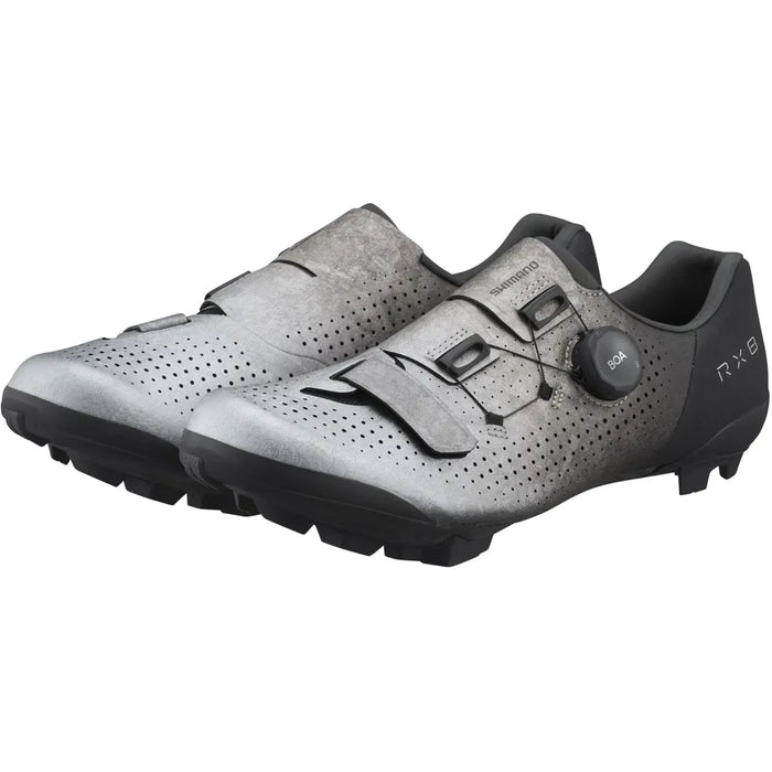 Shimano RX8 Gravel SPD Cycling Shoes in Silver