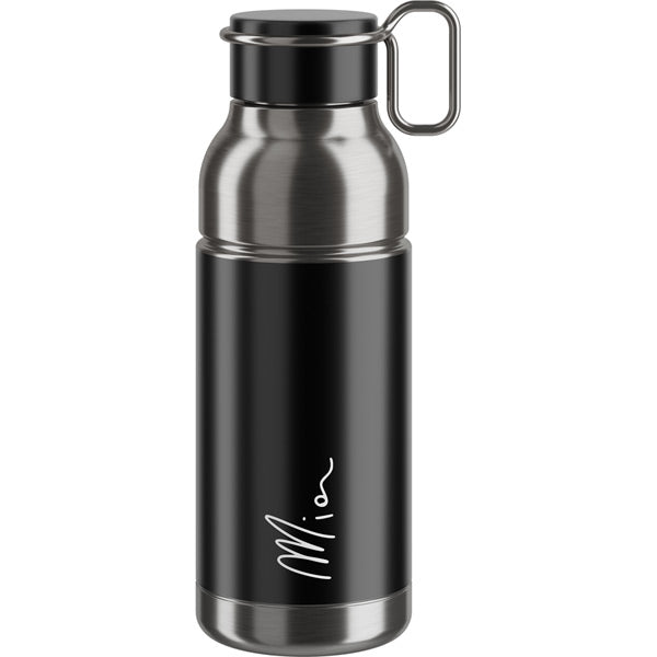 Elite Mia stainless steel bottle - Black / Silver