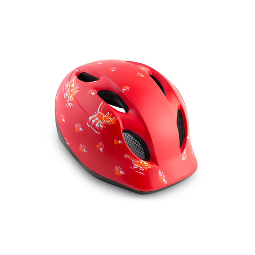 MET Superbuddy Kids Bike Helmet in Red