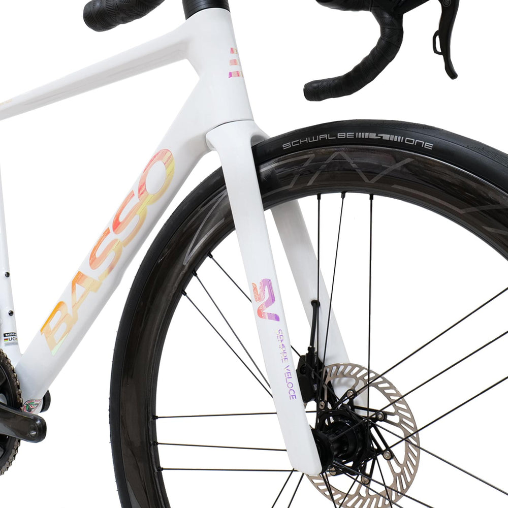 Basso SV Record 13x Wireless Road Bike In Zenith White