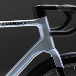 Basso Astra Carbon Road Bike 105 DI2/Cosmic S Black Opal in Opal
