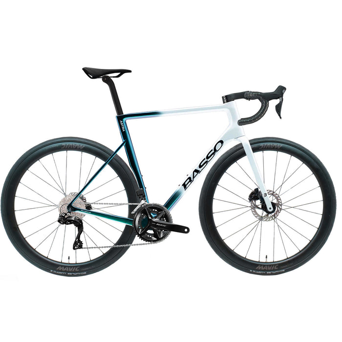 Basso Astra 105 Di2 Cosmic S Road Bike In Polar White