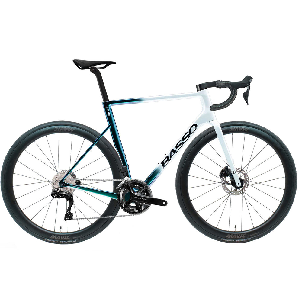 Basso Astra 105 Di2 Cosmic S Road Bike In Polar White