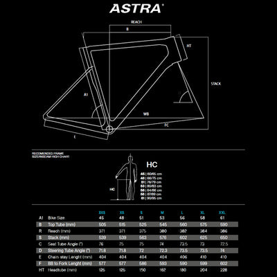 Basso Astra Carbon Road Bike 105 DI2/Aksium Black Opal in Opal