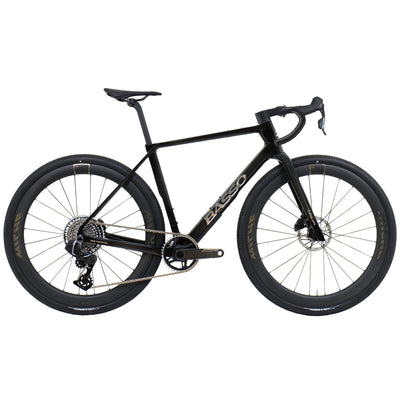 Basso Palta III Force Gravel Bike with Alloy Stem & Handlebar in Black