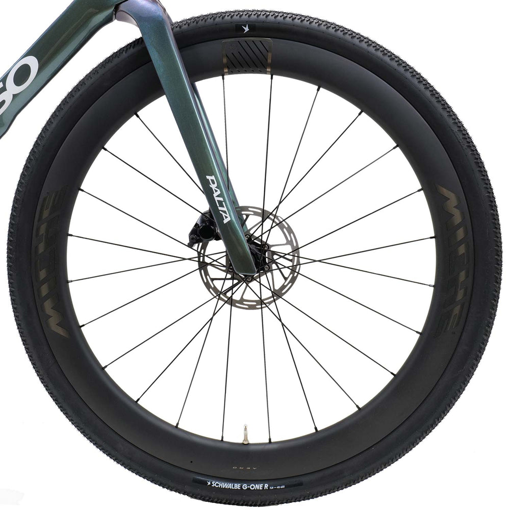 Basso Palta III Force Gravel Bike with Alloy Stem & Handlebar Galaxy in Aurora Green