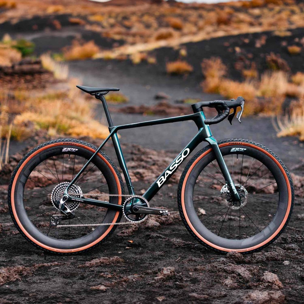 Basso Palta III Record X 13x Wireless Gravel Bike In Galaxy Aurora Green