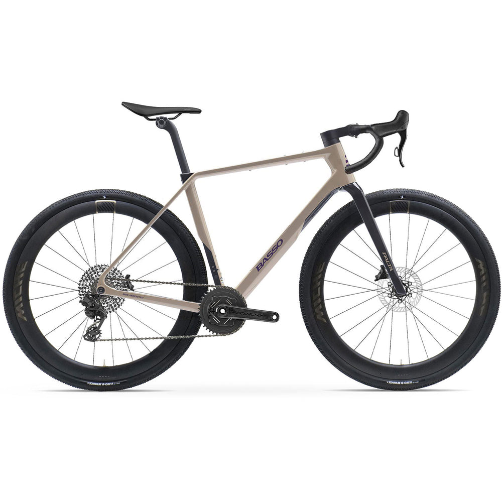 Basso Palta III Record X 13x Wireless Gravel Bike In Purple Dust