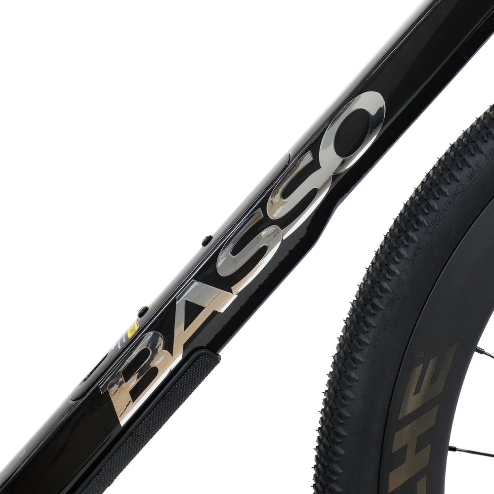 Basso Palta III GRX DI2 Gravel Bike with Fuga Carbon Integrated Bar in Black