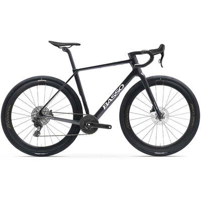 Basso Palta III Record X 13x Wireless Gravel Bike In Carbon Chrome Black