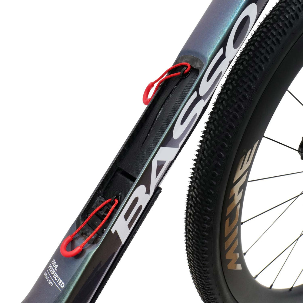 Basso Palta III Force Gravel Bike with Fuga Carbon Integrated Bar Galaxy in Aurora Green