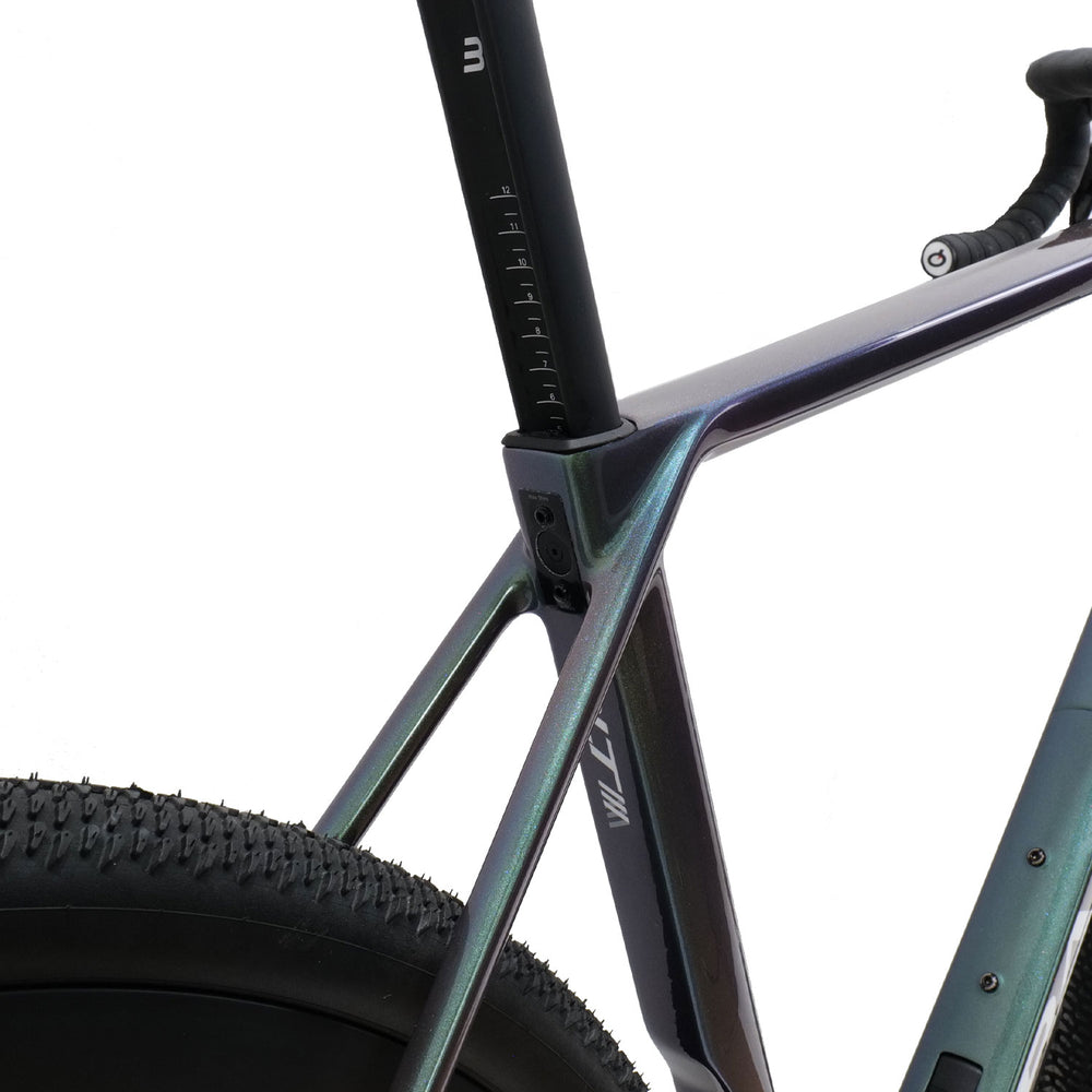 Basso Palta III Force Gravel Bike with Fuga Carbon Integrated Bar Galaxy in Aurora Green