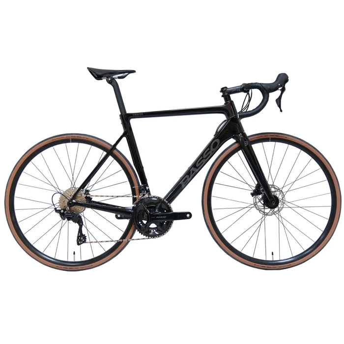 2024 Basso Venta 105 12x Aksium Carbon Road Bike in Stealth Bike Black
