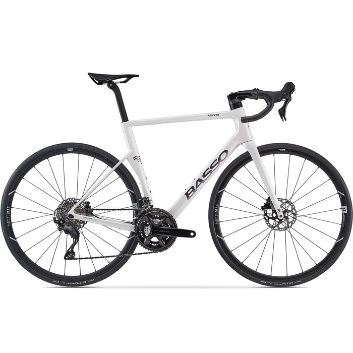 Basso Venta R 105 12x/MCT Pearl White Road Bike in White