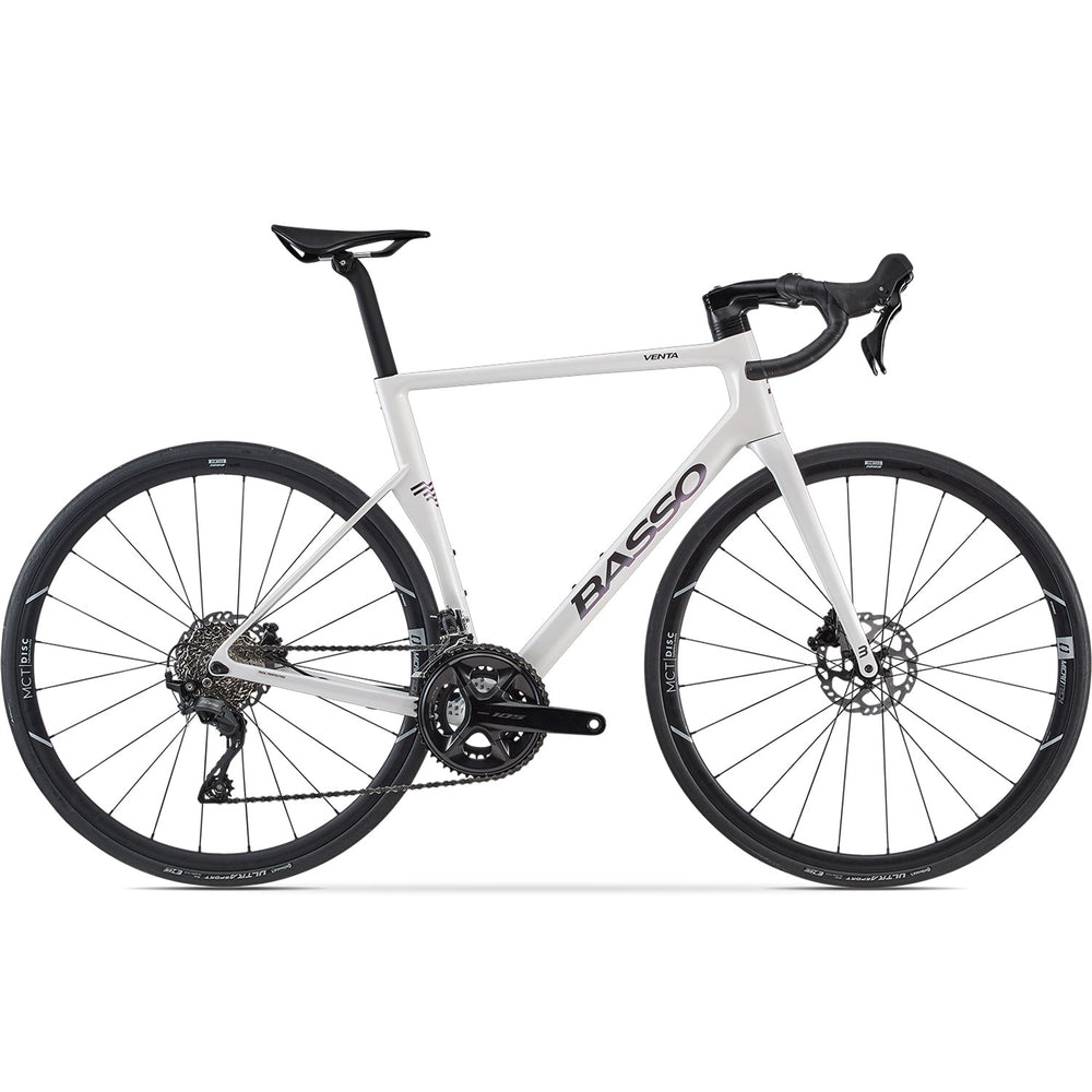 Basso Venta R 105 12x/MCT Pearl White Road Bike in White