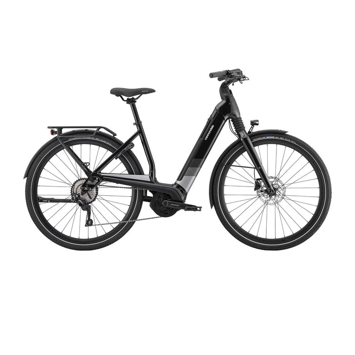 2025 Cannondale Mavaro 5+ Electric Hybrid Bike in Black Pearl