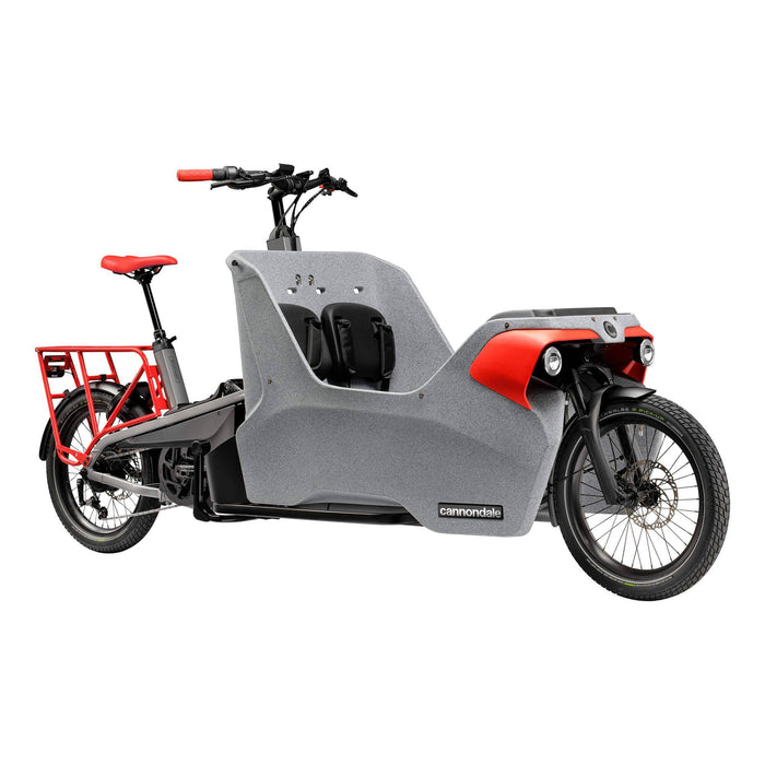 2025 Cannondale Wonderwagen Neo 1 Electric Cargo Bike in Grey