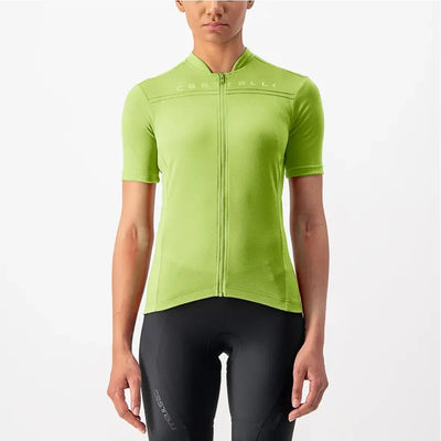 Castelli Anima 4 Women's Jersey in Lime