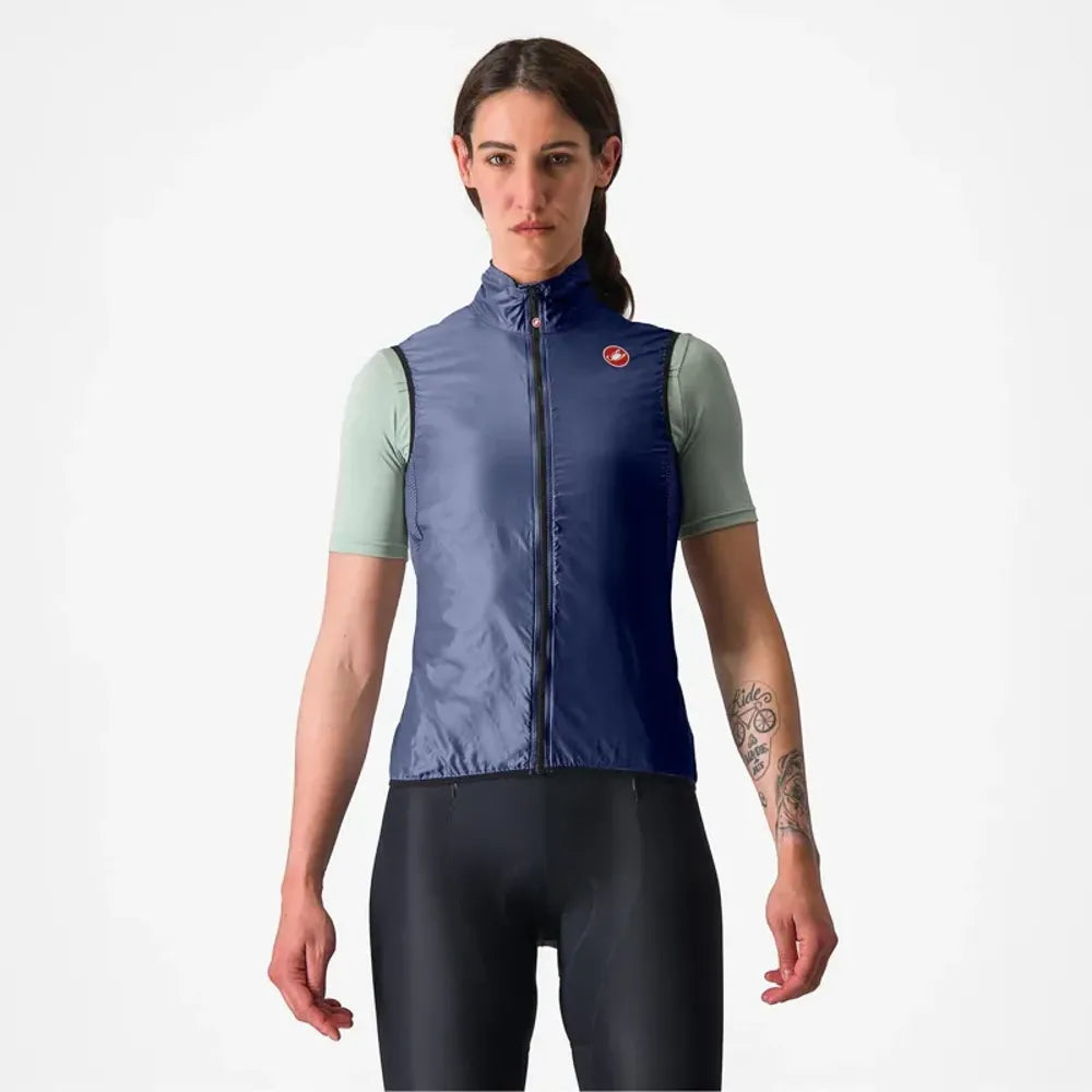 Castelli Aria Women's Vest in Belgian Blue