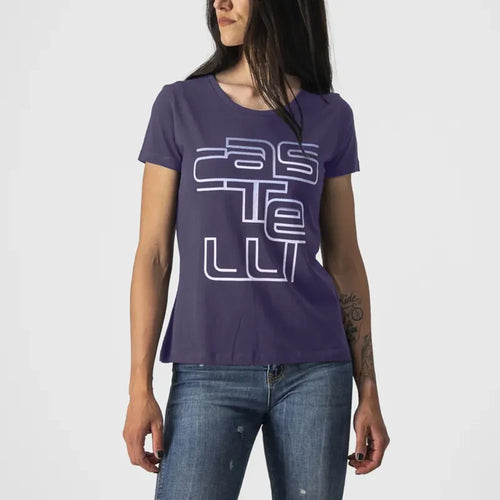 Castelli Bellagio Women's T-Shirt in Night Shade/Violet Mist