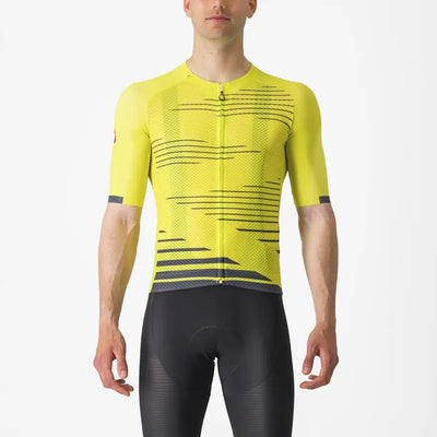 Castelli Climber's 4.0 Jersey in Sulphur/Twilight Blue
