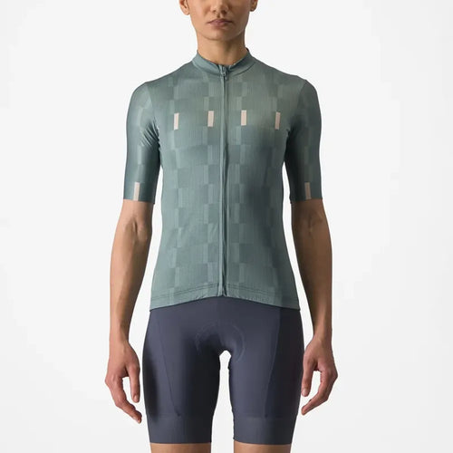 Castelli Dimensione Women's Jersey in Blue Teal/Clay
