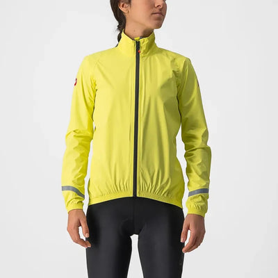 Castelli Emergency 2 Women's Rain Jacket in Brilliant Yellow