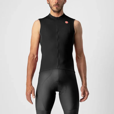 Castelli Entrata VI Sleeveless Jersey in Black/Grey/Ivory