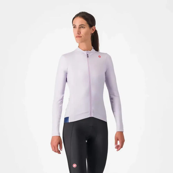  Castelli Espresso Thermal Women's Jersey in Purple Mist/Deep Purple