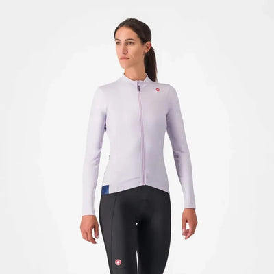  Castelli Espresso Thermal Women's Jersey in Purple Mist/Deep Purple