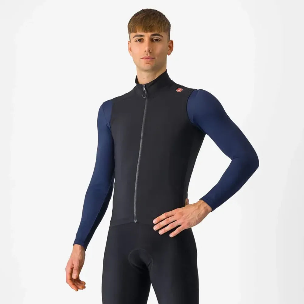Castelli Espresso Vest in Light Black