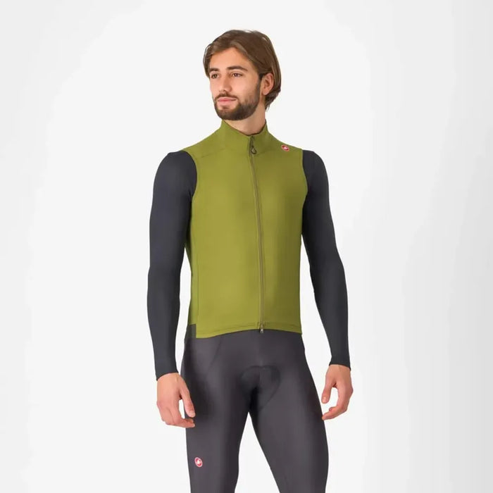 Castelli Espresso Vest in Sage/Deep Green