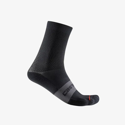 Castelli Espresso Women's 12 Socks in Black