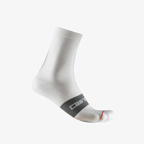 Castelli Espresso Women's 12 Socks in Ivory