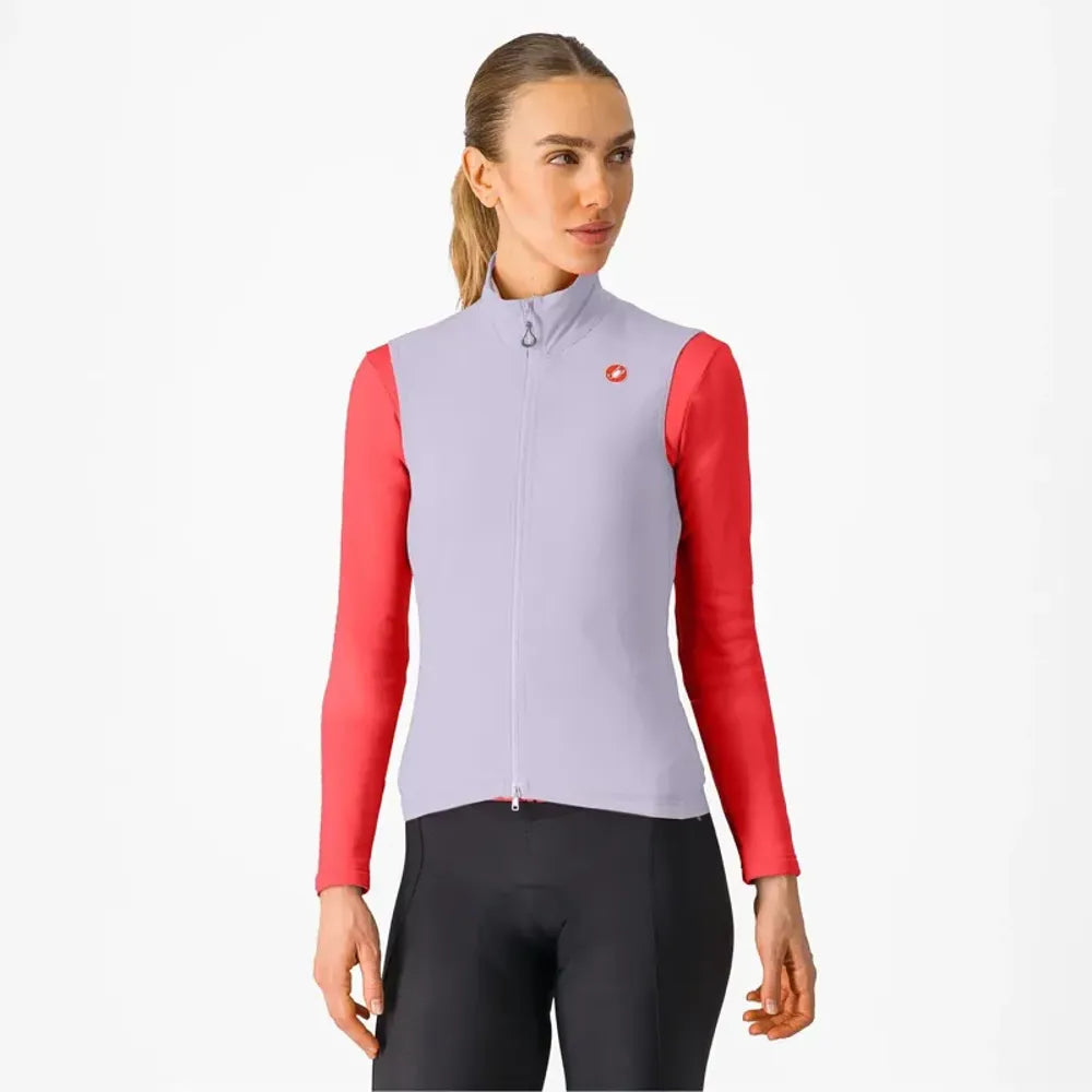 Castelli Espresso Women's Vest in Purple Mist/Deep Purple