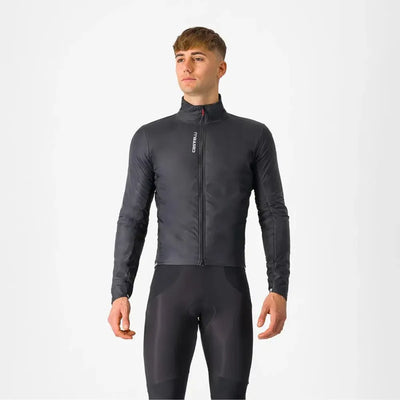 Castelli Fly Direct Jacket in Light Black/Dark Grey