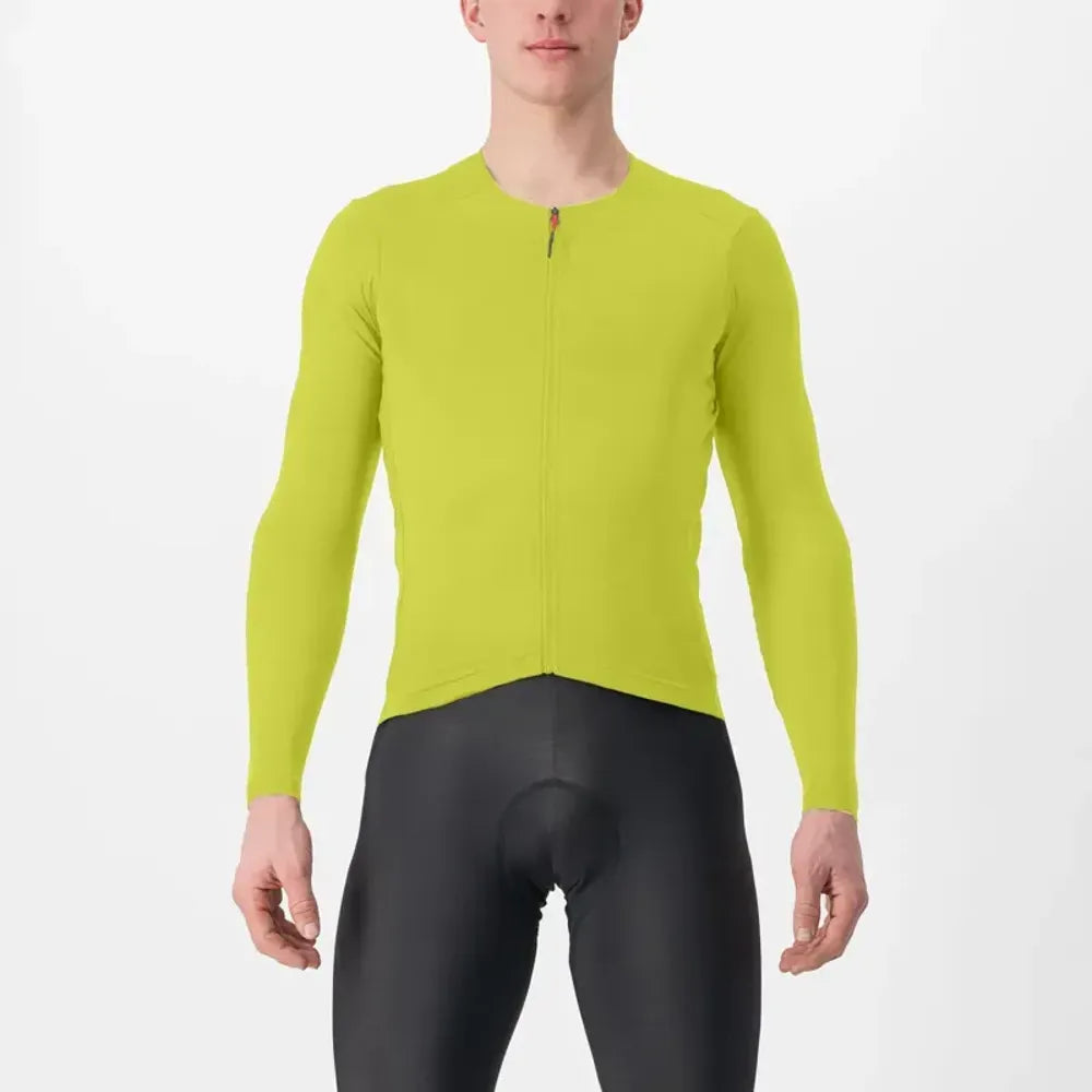 Castelli Fly Long Sleeve Jersey in Sulphur